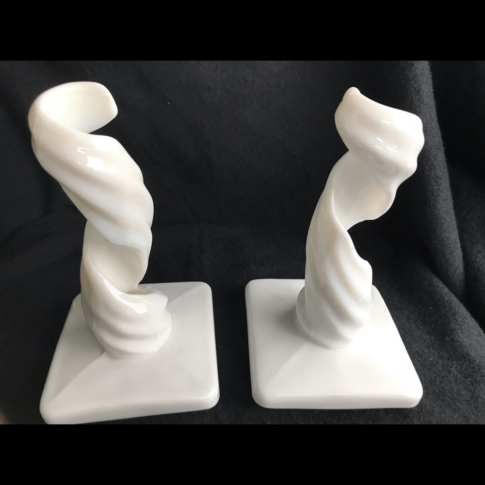 Vintage Westmoreland Candlestick Holders